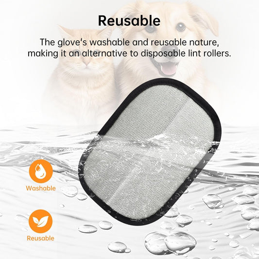 Pet Hair Removal Gloves (Pack of 2)