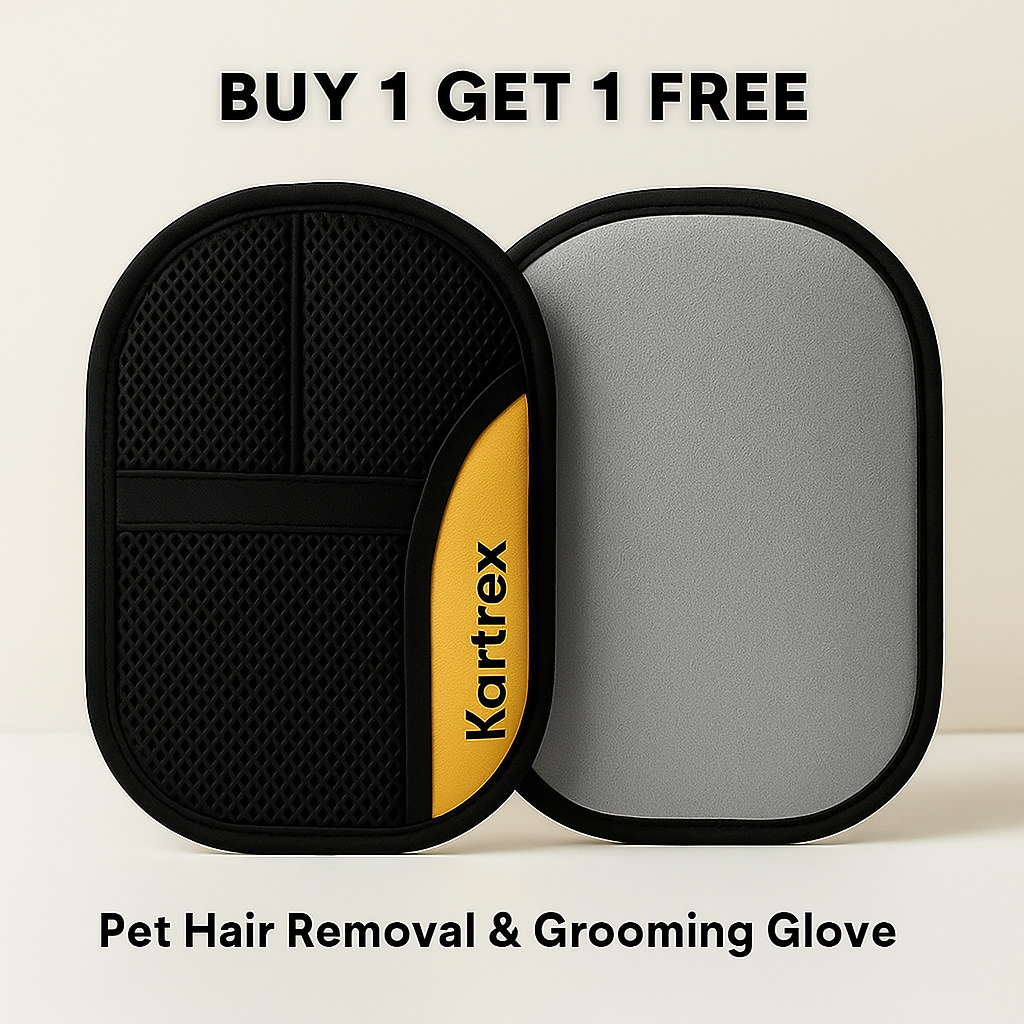 Pet Hair Removal Gloves (Pack of 2)